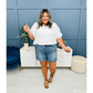 🔥 32% OFF - Trendy High-Waisted Shorts with Fringed Hem