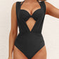 🌸Spring Specials💐 Women's Tie Solid Color Swimsuit 2-PCS Set