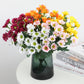 💥 Artificial Outdoor Sunset Mums Flowers - UV resistant, Waterproof, Windproof
