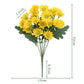 💥 Artificial Outdoor Sunset Mums Flowers - UV resistant, Waterproof, Windproof