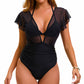 🌸Spring Specials💐 Women's Tie Solid Color Swimsuit 2-PCS Set