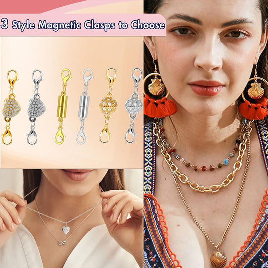 ✨ Magnetic Necklace Clasps & Closures – Effortless Elegance, No Hassle! 💎✨