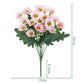 💥 Artificial Outdoor Sunset Mums Flowers - UV resistant, Waterproof, Windproof