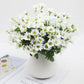 💥 Artificial Outdoor Sunset Mums Flowers - UV resistant, Waterproof, Windproof