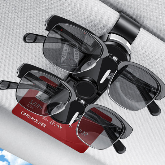 🚗 Car Sun Visor Rotating Glasses Clip