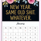 Fuck It Again – 2026 Calendar For Women Who’ve Had Enough