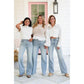 🏆LAST DAY SALE 49% OFF💥 Vintage Wash Plus-Size Jeans -Stretchy, Straight Leg & Butt-Lifting Fit