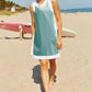 Women's 2 Piece Sets Casual Color Block Crewneck Short Sleeve Pullover Tops Matching Shorts with Pockets