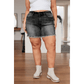 🔥 32% OFF - Trendy High-Waisted Shorts with Fringed Hem