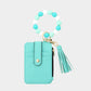 Beaded Leather Wallet