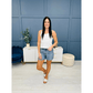 🔥 32% OFF - Trendy High-Waisted Shorts with Fringed Hem