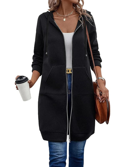 🔥Women Casual Zip up Fleece Hoodies - Buy Two Free Shipping