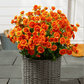 💥Last Day Each Only $2.59- Artificial Outdoor Sunset Mums Flowers - UV resistant, Waterproof, Windproof