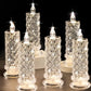 ✨ Crystal Rose Candle Light – Romantic Glow Without the Mess