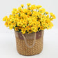 💥 Artificial Outdoor Sunset Mums Flowers - UV resistant, Waterproof, Windproof