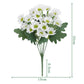 💥 Artificial Outdoor Sunset Mums Flowers - UV resistant, Waterproof, Windproof