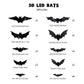 🔥Last Day Promotion 49% OFF🔥 - 3D Bat Design LED Decoration