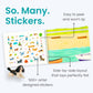 🔥LAST DAY 60% OFF - 👦👧Hello Bugs Sticker Book Activity for Kids🦋🪲 (over 500 stickers!)