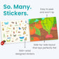 🔥LAST DAY 60% OFF - 👦👧Hello Bugs Sticker Book Activity for Kids🦋🪲 (over 500 stickers!)